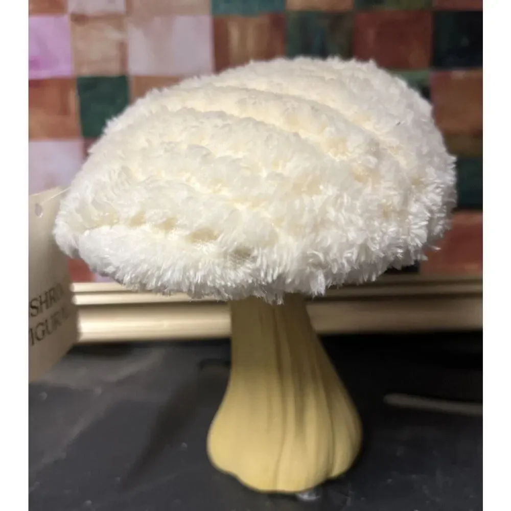 Target Bullseye 2024 Mushroom Sherpa Fabric Ivory Decor. NWT - Picture 1 of 2